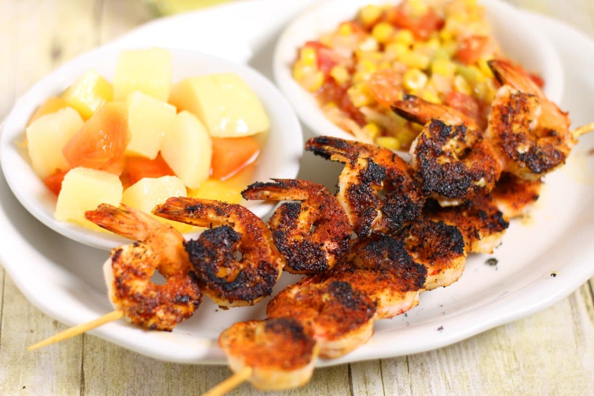Blackened Shrimp Skewers