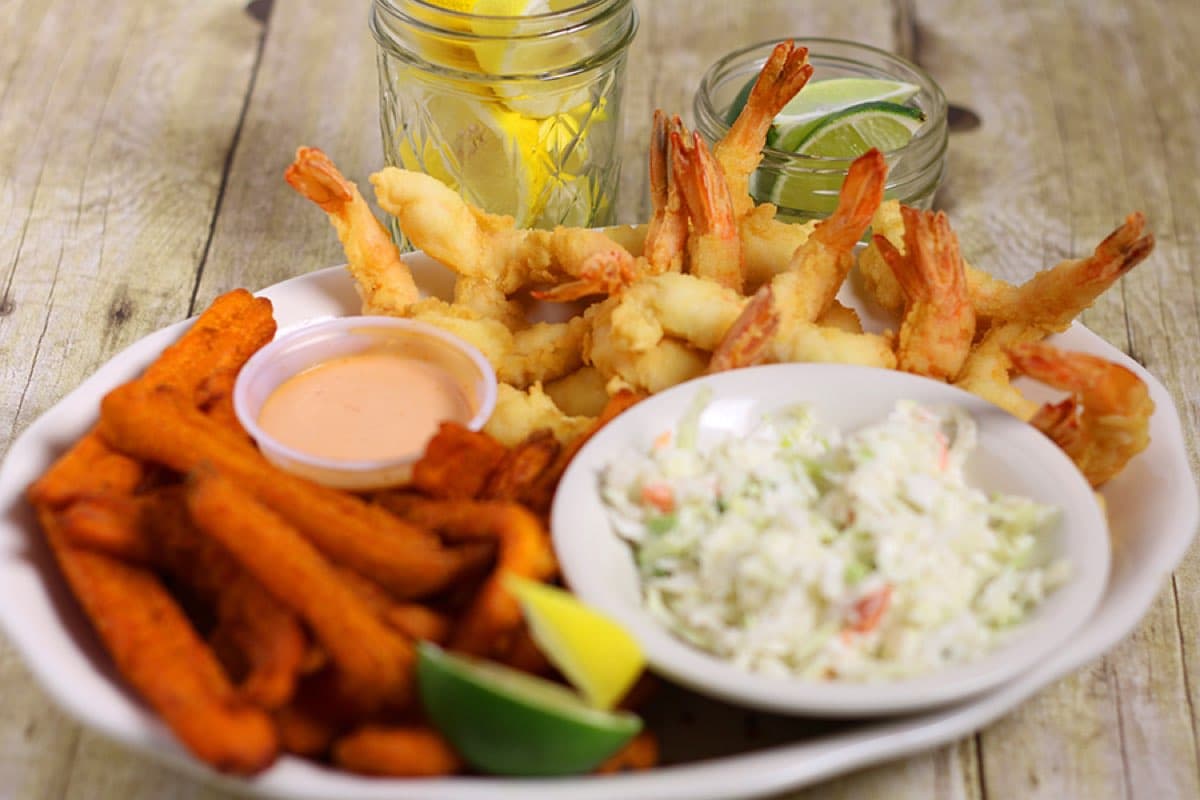 Shrimp & Sweet Potato Fries